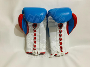 Guantes de boxeo Athlefit OEM de alta calidad hechos a medida hechos con guantes de cuero de vaca genuina Guantes de boxeo de combate profesionales - Product Image 2