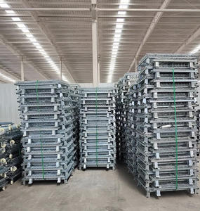 Estante de Almacenamiento Industrial de Metal con Ruedas, de un Solo Nivel, Apilable y Ajustable, Tipo Vertical para Artículos de Taller - Product Image 4