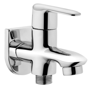 Premium chrome plated wall mounted 2 in 1 bib cock <b>washing</b> <b>machine</b> water <b>tap</b> hot cold bathroom basin faucet laundry heavy duty - Product Image 3