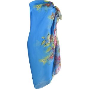 Sarong de plage bohème sexy à fleurs pour femme, paréo de bain, tenue de plage - Product Image 2
