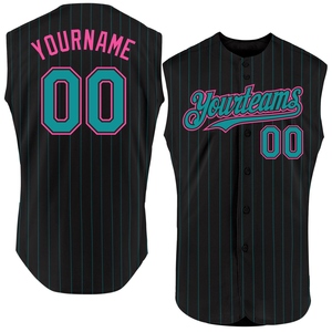 Venta al por Mayor del Jersey de Béisbol Auténtico Negro y Blanco Personalizado de OMMIZ INDUSTRY, el Más Vendido - Product Image 3