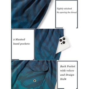 Shorts de Baño Sublimados con Diseño de Palma, Hechos de Poliéster, Transpirables, Anti-UV, de Secado Rápido, Compresión de Nailon, Shorts de Natación - Product Image 6