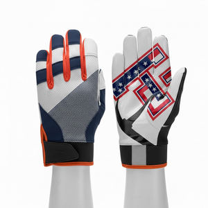 Gants de football américain au design unique, polyester de haute qualité, respirants, antidérapants, séchage rapide, doux, élégants, sans silicone, bon marché - Product Image 1