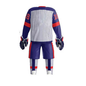 Pakistan Manufacturer's Men's Ice Hockey Jersey Plus Size Low MOQ OEM Hot Wholesale Sport Hockey Protective <b>Equipment</b> Full - Product Image 4