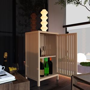 Mobiletto portaoggetti autoportante in bambù per bagno, soggiorno, camera da letto, corridoio e soluzione di archiviazione per la cucina - Product Image 4