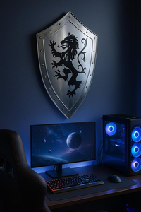 Bouclier de dragon fantastique artisanal pour la décoration murale de la maison, du château, du bar, du pub, du restaurant et du bureau - Vente en gros - Product Image 6