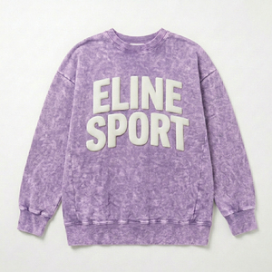 Urban Sportswear Drop Shoulder Pullover Premium Acid Wash Crewneck <b>Graphic</b> Print Sweater Heavyweight Vintage Fabric <b>Jumper</b> - Product Image 5