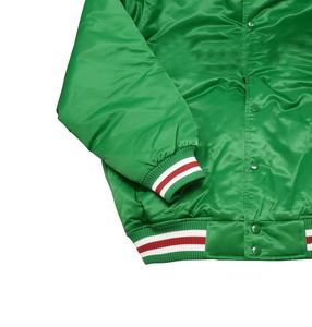 Veste de baseball de style streetwear pour homme, sur mesure, nouvelle mode, veste varsity en satin - Product Image 3