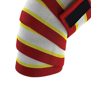 Heavy Duty Cotton <b>Weight</b> Lifting Compression Knee Support Wraps Breathable Eco-Friendly Custom Color & Logo Squat Knee Wrap - Product Image 4