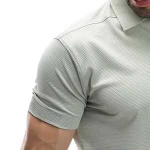 <b>Men</b> Light Sage <b>Green</b> <b>Polo</b> <b>Shirt</b> Short Sleeve Collared T <b>Shirt</b> Casual Golf Sportswear Top Custom Logo Manufacturer Wholesale - Product Image 3