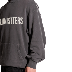Sweat-shirt à capuche surdimensionné personnalisé pour homme, épais, à épaules tombantes, avec poignets côtelés, fabricant de vêtements streetwear OEM - Product Image 5