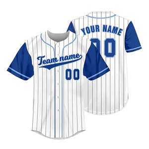 Maillot de baseball et de softball personnalisé de qualité supérieure, unisexe, respirant, sublimation 3D, boutonné, avec logo personnalisé, grandes tailles - Product Image 4