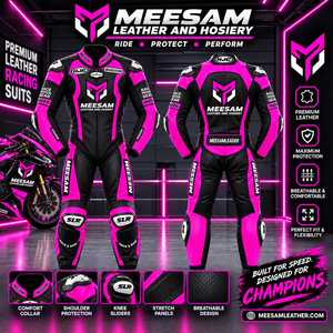 ชุดแข่งรถมอเตอร์ไซค์หนังแท้ หนังเกรนหนัก ผลิตในปากีสถาน ชุดแข่งรถหนังวัวคุณภาพพรีเมียม คุณภาพระดับพรีเมียมแบบจิงโจ้ - Product Image 2