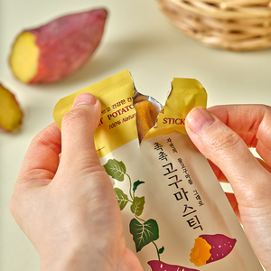 [HANWOOL] Bâtonnets de patate douce sains, semi-mous, collation végétale coréenne traditionnelle, aliment naturel séché de qualité supérieure - Product Image 3