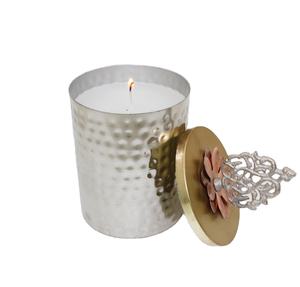 Elegante Portavelas de Hierro Hecho a Mano con Diseño y Logotipo Personalizables para Decoración de Entrada del Hogar, Bodas - Especial de Navidad - Product Image 1