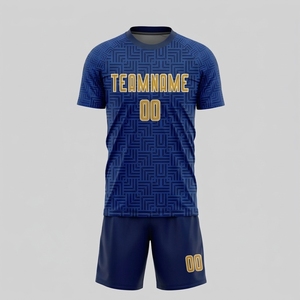 Conjunto de Uniforme de Fútbol para Jóvenes y Adultos con Tela Ligera de Secado Rápido para Prácticas de Fútbol y Partidos al Aire Libre - Product Image 1
