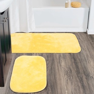 Bathroom <b>Rugs</b> Extra Soft Absorbent <b>Chenille</b> Luxury Bath Mats Pet Friendly Stain Resistant Non-Slip Rubber Backing Home Hotel - Product Image 1