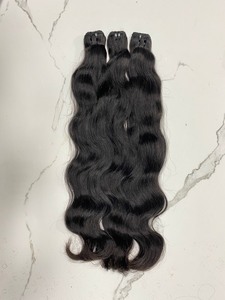 Vietnamien 30 Pouces Naturel Ondulé Style Brut Non Transformé Vierge Cheveux Humains Bundles Machine Double Trame Tissage Extensions - Product Image 4