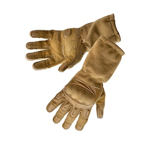 ถุงมือหนังยุทธวิธีแบบเต็มนิ้วพร้อมถุงมือหุ้มข้อแบบยางแข็งสำหรับฤดูหนาวสำหรับใช้ในชีวิตประจำวันจากปากีสถาน - Product Image 5