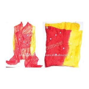 Elegante Bufanda de Seda Hecha a Mano con Estampado Tie Dye para Mujer y Hombre, Accesorio de Moda Ligero y Lujoso, Suave, Transpirable, con Estampado Artístico - Product Image 2
