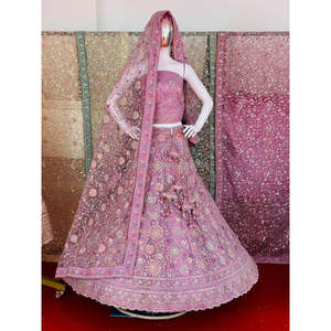 <b>Bridal</b> Lehenga Choli Elegant <b>Headwear</b> for Brides - Product Image 5