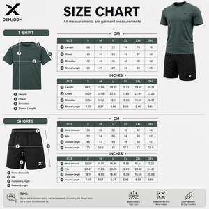Ensemble T-shirt et short X-Men à manches courtes, séchage rapide, tricoté, tenue sportive d'été, noir et vert, article tendance, OEM/ODM, logo X - Product Image 6
