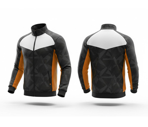 <b>Lightweight</b> Full Zip Sublimated Sports <b>Jacket</b> <b>Running</b> and Fitness Wear Warm Breathable Quick Dry | Sizes Men Women Youth - Product Image 5