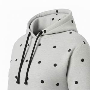 Sudadera Corta Oversize de Invierno, Personalizada, 100% Algodón, con Estampado Digital por Sublimación, Transpirable, Superventas - Product Image 6
