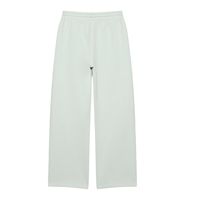 Pantalon de survêtement personnalisé pour femme, coupe droite, épais, avec lacets, pour l'hiver, style jogger oversize, chaud, pour l'entraînement, OEM ODM, vente en gros