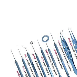 Juego de Blefaroplastia Doble de 17 Piezas, Instrumentos Quirúrgicos de Acero Inoxidable Reutilizables de Alta Calidad con Certificación CE para Levantamiento de Párpados - Product Image 4