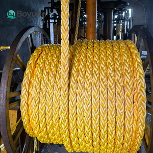 Corde marine <span class=keywords><strong>super</strong></span> épaisse à 8 brins de 120 mm en polypropylène et polyester mélangés pour l'amarrage de grands navires et le stationnement - Product Image 5