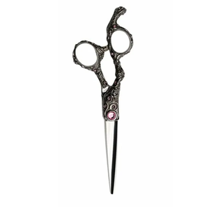 กรรไกรตัดผมตรงแบบมืออาชีพสไตล์ญี่ปุ่น ด้ามจับลายมังกร ใบมีดสแตนเลสคมกริบ ขนาด 6 นิ้ว สำหรับคนถนัดขวา - Product Image 4