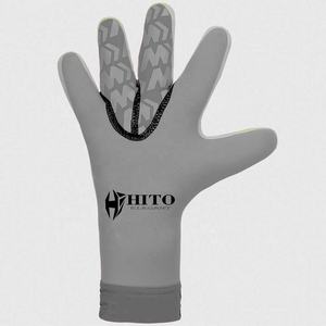 Gants de gardien de but de nouvelle conception, couleurs mélangées et impression par sublimation sur le dos de la main, sangle intégrée, gants de football professionnels - Product Image 2