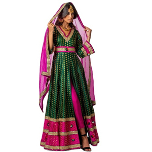 Compre en Línea Elegantes Vestidos de Novia Estilo Afgano para Fiestas, con MOQ Bajo y Precios Razonables, Diseño Popular, Vestido Afgano Kuchi en Venta - Product Image 1