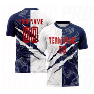 Maillot de football imprimé numériquement de qualité supérieure, uniforme d'équipe personnalisé, short de performance anti-humidité 100 % polyester unisexe avec cordon de serrage - Product Image 2