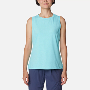 Débardeur long en jersey pour femme DELAWARE INDUSTRIES de haute qualité, 100 % polyester, respirant, écologique, séchage rapide, col rond sportif - Product Image 3