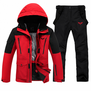 Traje de Esquí para Hombre, Invierno 2026, Impermeable, Cortavientos, Chaqueta y Pantalones con Forro Polar Térmico, para Senderismo y Snowboard - Product Image 6