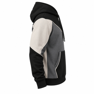 Heavy Boxy Fit <b>Men</b> Cotton <b>Thick</b> Heavy Weight French Terry Pullover <b>Hoodie</b> Custom Drop Shoulder Fleece Oversized <b>Hoodie</b> - Product Image 3