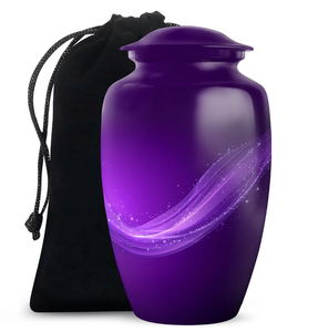 Urna de Metal de Lujo y Alta Calidad para Cremación, Almacenamiento de Cenizas de Adultos, Conmemoración Funeraria, con un Atractivo Diseño Decorativo al Mejor Precio - Product Image 2