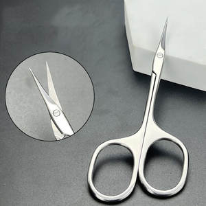 Custom Logo Russian Style Curved Cuticle <b>Scissors</b> Professional <b>Manicure</b> Pedicure Nail <b>Scissors</b> for Finger Toe Dead Skin Removal - Product Image 4