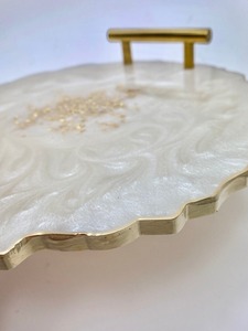 Amazing Design <b>Epoxy</b> Resin Serving Tray Customized <b>Top</b> Quality Handcrafted Designer Cheap Price Resin Tray - Product Image 4