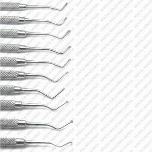Juego Profesional de 10 Excavadores Dentales de Doble Punta de Acero Inoxidable para Restauración y Eliminación de Caries, Instrumentos Quirúrgicos - Product Image 5