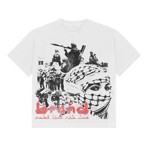 เสื้อยืดคอกลมผู้ชายคุณภาพพรีเมียม ขายส่ง ปรับแต่งได้ตามต้องการ ปี 2026 ผ้าฝ้าย 100% ทรงหลวม - Product Image 1