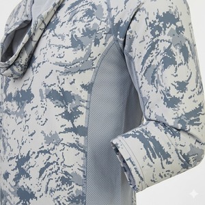 Sweat à capuche personnalisé pour homme, respirant, UPF 50, imprimé camouflage, 100% polyester, anti-UV, séchage rapide, vêtements de pêche personnalisables, pull-over - Product Image 4