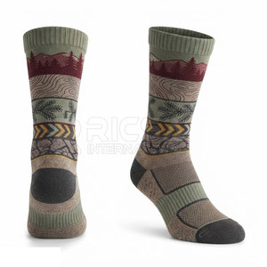 Chaussettes de chasse pour hommes, anti-humidité, rembourrées, décontractées, avec soutien de la voûte plantaire, écologiques, en Spandex/Nylon, pour la randonnée, la pêche et le camping - Product Image 3