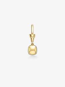 Cushion Lab Grown Diamond <b>Pendants</b> 14K 18K <b>Solid</b> <b>Gold</b> Minimalist Elegant Modern Blackened Vintage Charms Jewelry Gifts For Women - Product Image 5
