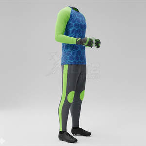 Equipación de Portero de Fútbol de Alta Calidad con Tela Transpirable y Apariencia Elegante para Uso en Equipo - Product Image 6