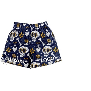 Pantalones cortos de poliéster 100% de alta calidad para hombre, diseño de doble capa, pantalones cortos de malla de secado rápido transpirables, patrón sublimado, Color sólido - Product Image 5