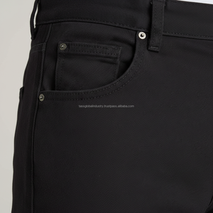 Pantalones Chino Slim Fit para Hombre, Negros, Cintura Media, Personalizados, OEM, al por Mayor - Product Image 5