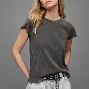 Camisetas Vintage de Calidad para Mujer, Corte Regular, Impresión Personalizada, Poliéster Premium, Tallas Grandes, Servicio de Moda - Product Image 1